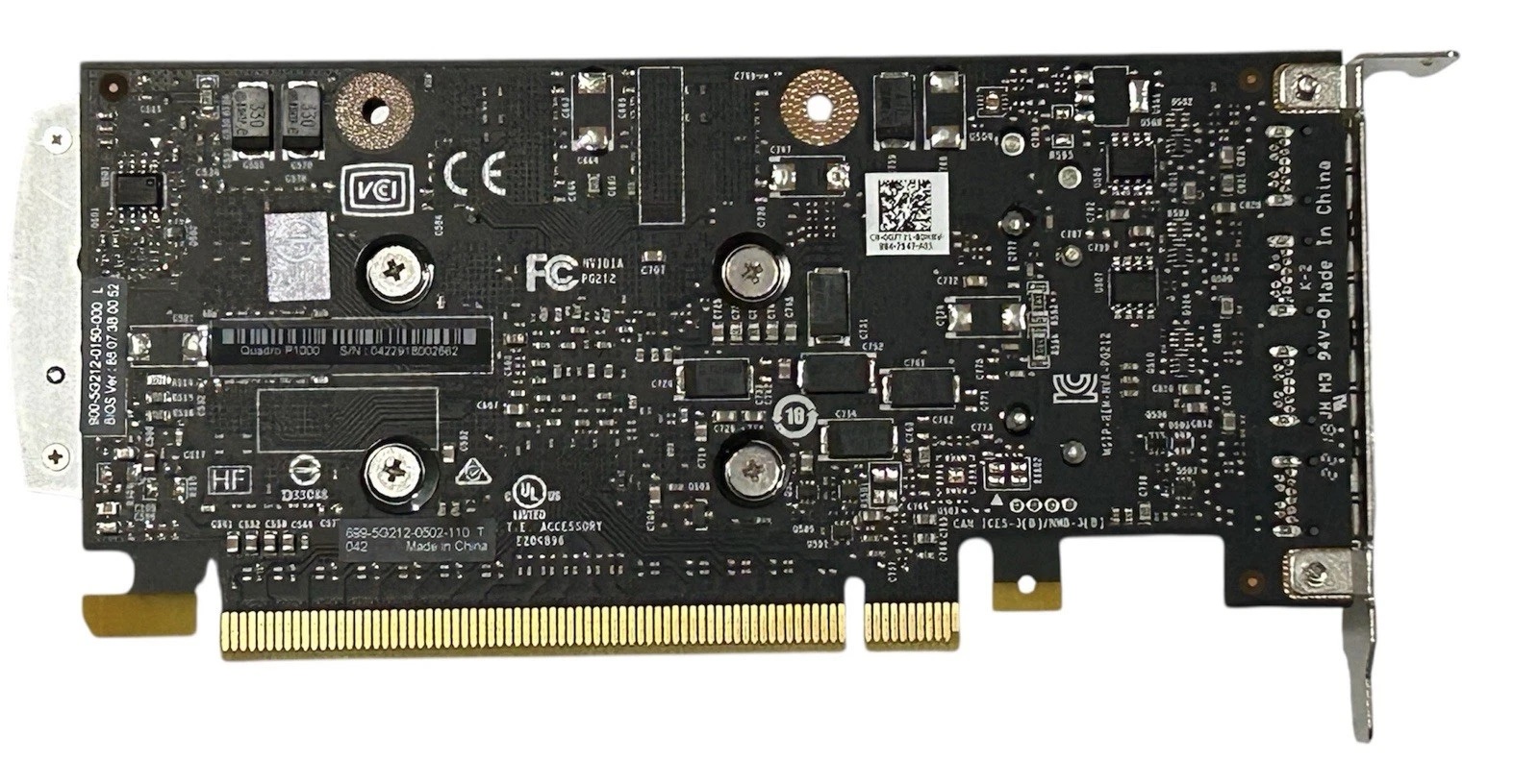 PNY Nvidia Quadro P1000 4GB GDDR5 4 x Mini Display Port GPU -low profile - Image 5