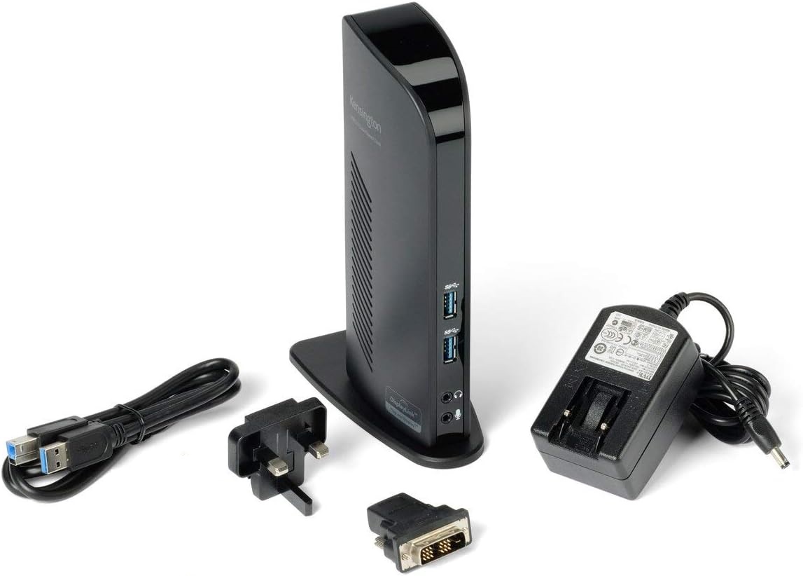 Kensington SD3500v USB 3.0 Dual Display Docking Station with PSU and USB 3 Cable - Image 2