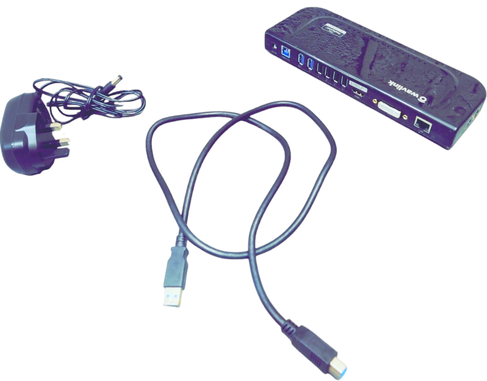 WAVLINK UG39DK4V USB 3.0 Universal Docking Station with PSU and USB3 cable