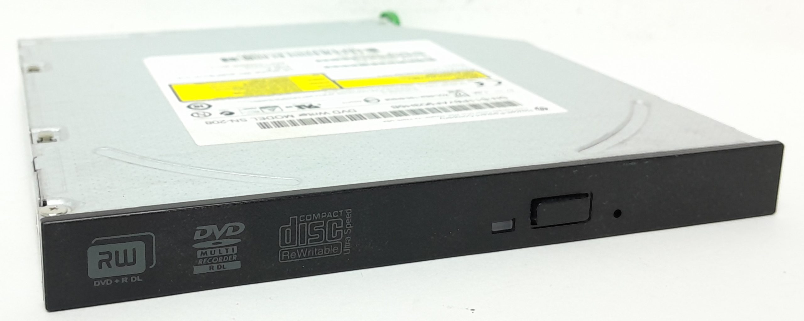 HP Slimline DVD Writer SN-208 Internal SATA Optical Drive with Green Latch 657958-001 - Image 3
