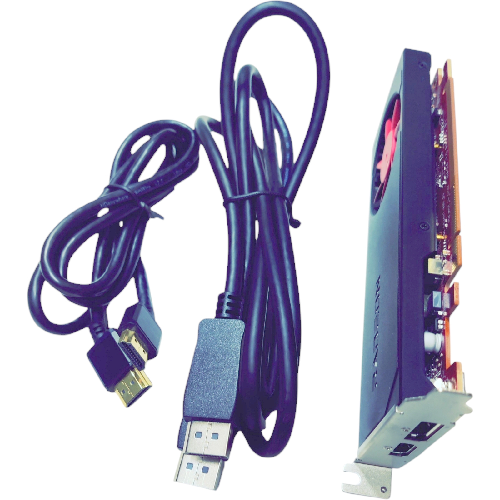 HP AMD Radeon RX 6300 Graphics Card + DVI HDMI Cables - 2 GB LOW PROFILE - Image 8