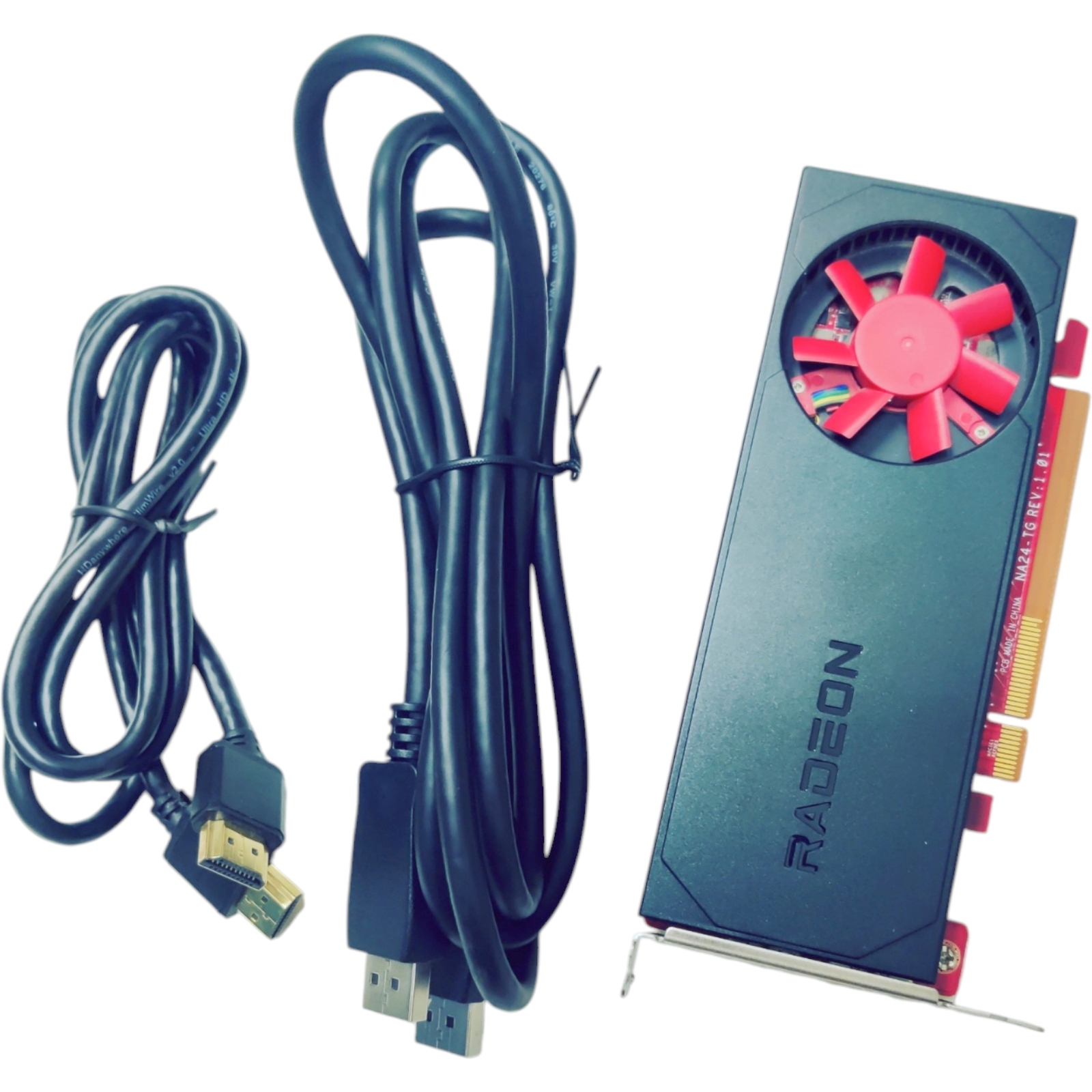 HP AMD Radeon RX 6300 Graphics Card + DVI HDMI Cables - 2 GB LOW PROFILE - Image 10