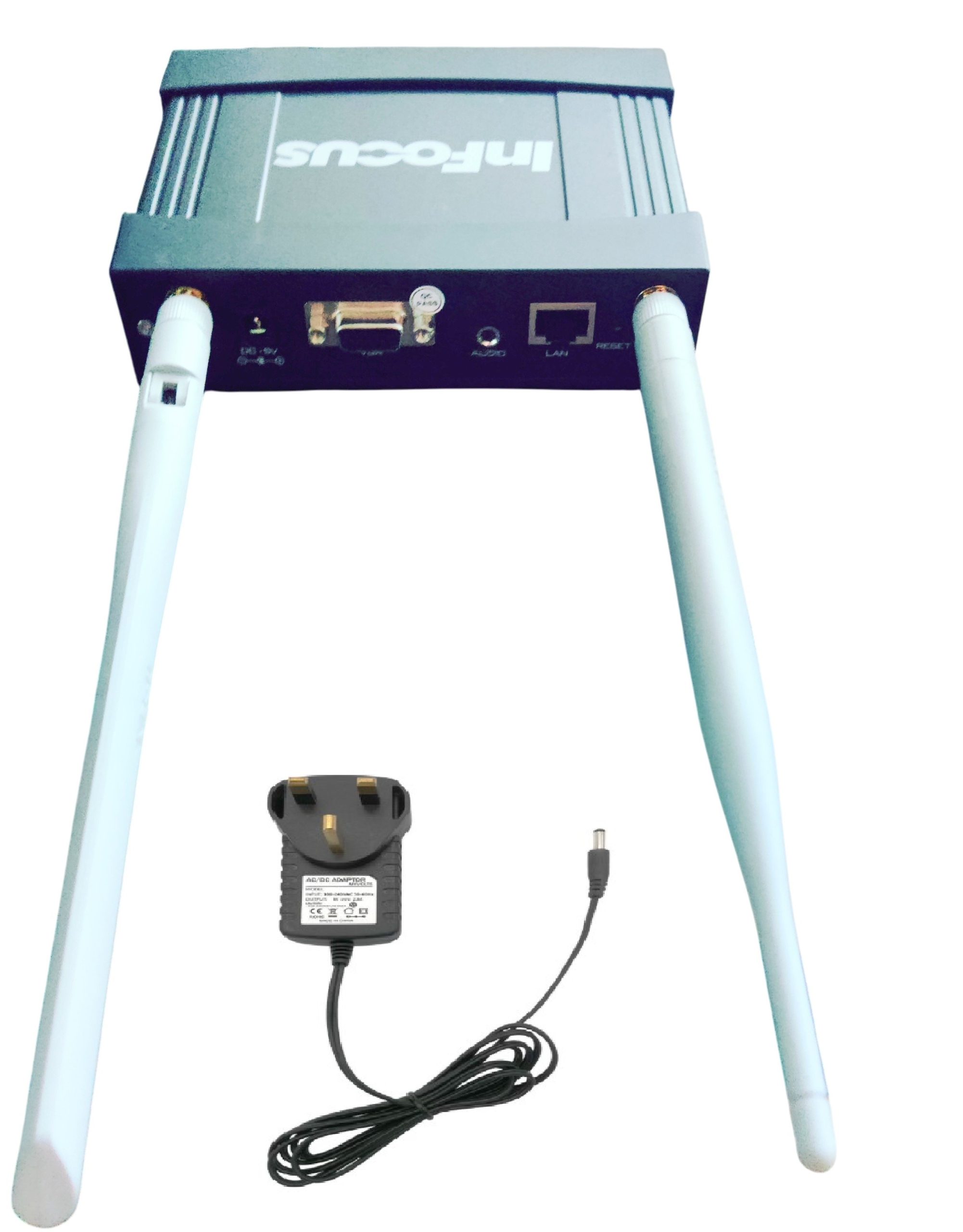 InFocus LiteShow III Wireless Presentation Adapter INLITESHOW3 Antennas UK PSU (Copy)