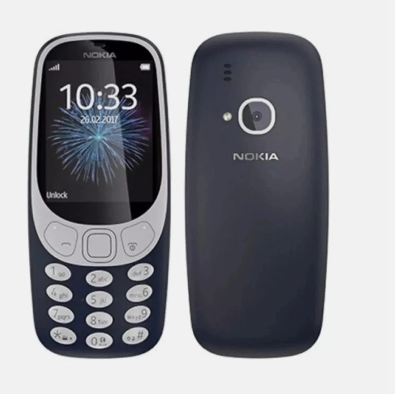 NOKIA 3310 3G TA-1022 Dual SIM Retro Classic Cell Phone UNLOCKED NO ACCESSORIES