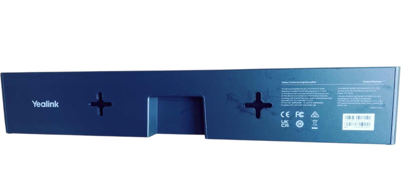 Yealink MSpeaker II Video Conferencing Soundbar & PSU - Image 5