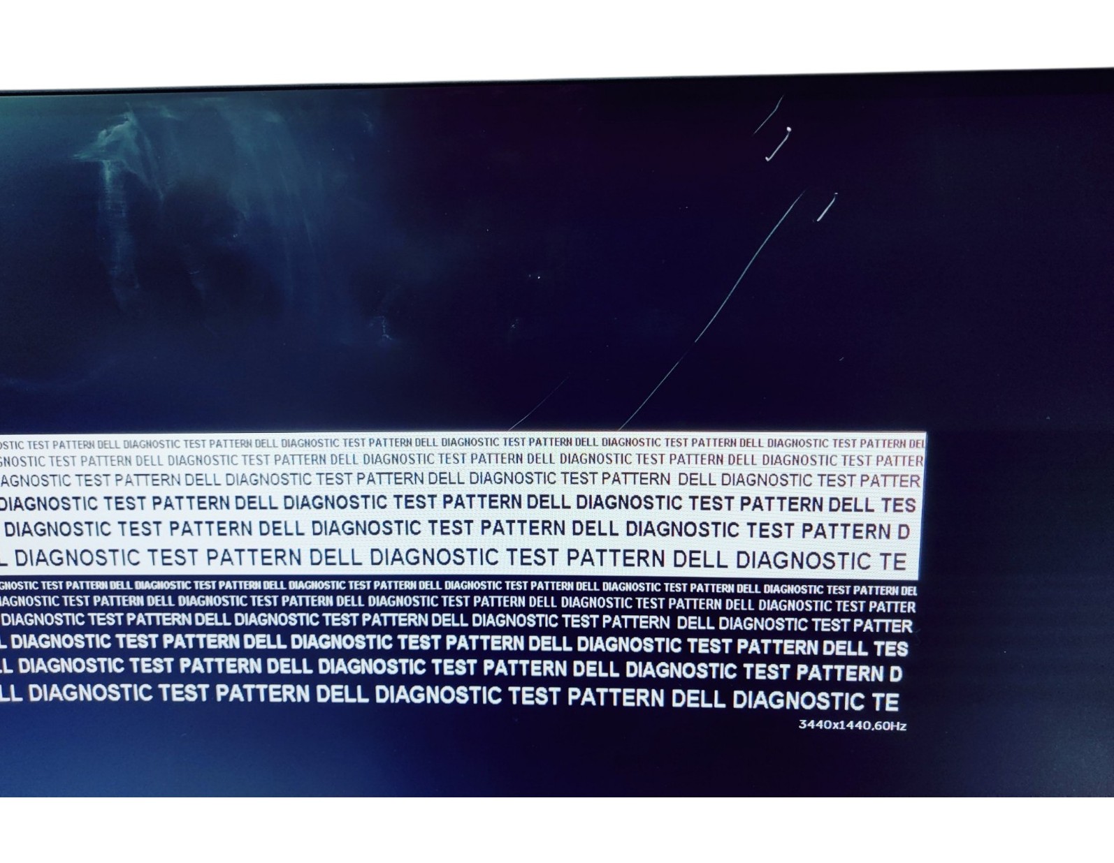 Dell P3424WE 34" Monitor *SCRATCHED* **WITHOUT STAND** 60Hz 5ms WQHD Curved USB-C Hub - Image 2